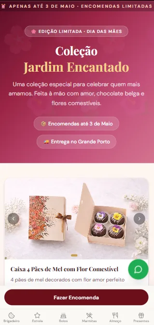 Campanha Jardim Encantado para o Dia da Mãe